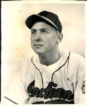 1945-50 Steve Gromek Cleveland Indians "The Sporting News Collection Archives" Original Photos (Sporting News Collection Hologram/MEARS Photo LOA) - Lot of 2