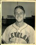 1945-50 Steve Gromek Cleveland Indians The Sporting News Collection Archives Original Photos (Sporting News Collection Hologram/MEARS Photo LOA) - Lot of 2