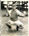 1942 Cliff Dapper Brooklyn Dodgers The Sporting News Collection Archives Original Photos (Sporting News Collection Hologram/MEARS Photo LOA) - Lot of 4
