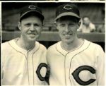 1945 Ed Carnett Red Embree Cleveland Indians "The Sporting News Collection Archives" Original 8" x 10" Photo (Sporting News Collection Hologram/MEARS Photo LOA)