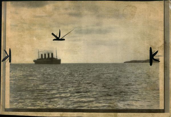 1912 RMS Titanic Departing for New York (1967 Print)