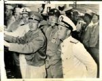 1943 General Sir Harold Alexander Lieutenant General George S Patton Admiral Alan C Kirk Before Invasion of Sicily