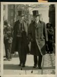 1930s circa John D Rockefeller Sr and John D Rockefeller Jr