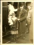 1920s circa John D Rockefeller with his Granddaughter Madeline Prentice