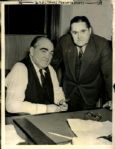 1940 New York Yankee Manager Joe McCarthy and President Ed Barrow