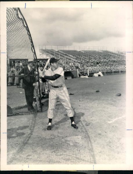 1940s circa Joe DiMaggio New York Yankees Original 4" x 5" Photo