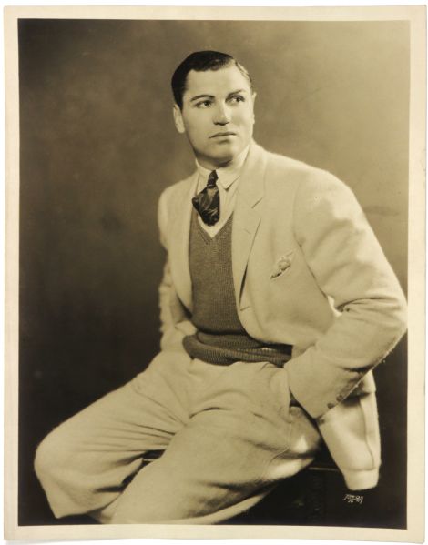 1927 Stunning Jack Dempsey Original 11" x 14" Apeda Studio Photo - Stone mint in orginal package