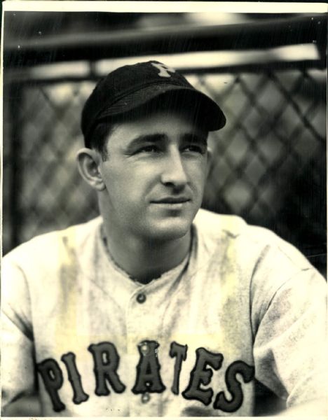 1937 Joe Bowman Pittsburgh Pirates "The Sporting News Collection Archives" Original 7.5" x 9.5" Photo (Sporting News Collection Hologram/MEARS Photo LOA)