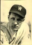 1932-38 Ossie Bleuge Washington Senators "The Sporting News Collection Archives" Original Photos (Sporting News Collection Hologram/MEARS Photo LOA) - Lot of 2