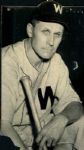 1932-38 Ossie Bleuge Washington Senators The Sporting News Collection Archives Original Photos (Sporting News Collection Hologram/MEARS Photo LOA) - Lot of 2