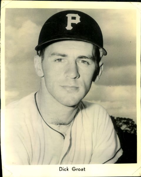 1955-58 Dick Groat Pittsburgh Pirates "The Sporting News Collection Archives" Original Photo (Sporting News Collection Hologram/MEARS Photo LOA) - Lot of 3