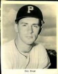 1955-58 Dick Groat Pittsburgh Pirates "The Sporting News Collection Archives" Original Photo (Sporting News Collection Hologram/MEARS Photo LOA) - Lot of 3