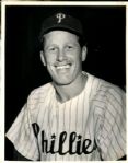1949-51 circa Mike Goliat Philadelphia Phillies "The Sporting News Collection Archives" Original 8" x 10" Photo (Sporting News Collection Hologram/MEARS Photo LOA)