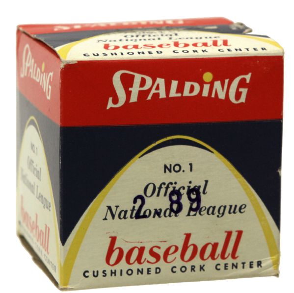 1960s Official Spalding ONL (Giles) Baseball - MIB 