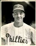 1950s circa Granny Hamner Philadelphia Phillies "The Sporting News Collection Archives" Original 8" x 10" Photo (Sporting News Collection Hologram/MEARS Photo LOA)