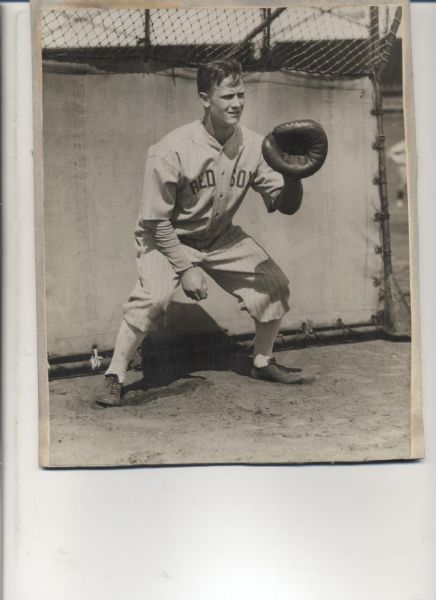 1928-29 Casper Asbjornson Boston Red Sox "The Sporting News Collection Archives" Original 7" x 9" Photo (Sporting News Collection Hologram/MEARS Photo LOA)