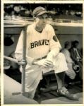 1945 Del Bissonette Boston Braves "The Sporting News Collection Archives" Original 7" x 9" Photo (Sporting News Collection Hologram/MEARS Photo LOA)
