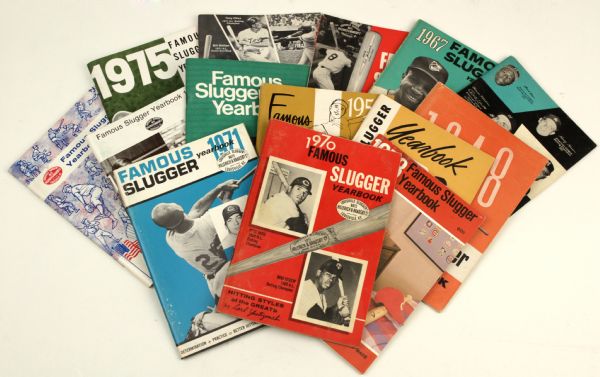 1948-78 Famous Slugger Louisville Slugger Yearbook - Lot of 14