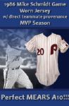 1986 Mike Schmidt Philadelphia Phillies Game Worn Jersey From MVP Season Sourced From Former Teammate (MEARS A10)