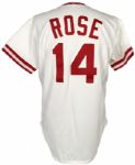 Pete Rose Cincinnati Reds Signed Authentic Jersey - JSA