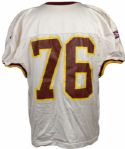 2000s Jon Jansen Washington Redskins Practice Worn Jersey (MEARS Auction LOA)