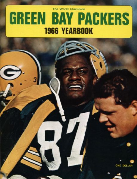 1966 Green Bay Packers Team Yearbook Unscored - Vern Biever Estate 