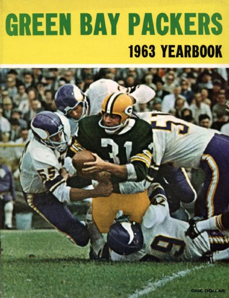 1963 Jim Taylor Green Bay Packers Team Yearbook Unscored - Vern Biever Estate