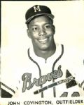 1957-65 Wes Covington Milwaukee Braves Philadelphia Phillies "The Sporting News Collection Archives" Original Photo (Sporting News Collection Hologram/MEARS Photo LOA) - Lot of 2
