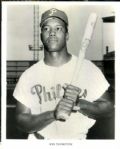 1957-65 Wes Covington Milwaukee Braves Philadelphia Phillies The Sporting News Collection Archives Original Photo (Sporting News Collection Hologram/MEARS Photo LOA) - Lot of 2