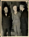1926-41 Kenesaw Mountain Landis - Original Photos (MEARS Photo LOA) - Lot of 9