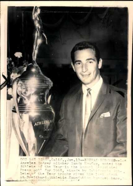 1965-72 Sandy Koufax Los Angeles Dodgers and NBC Commentator - Original Photos (MEARS Photo LOA) - Lot of 5