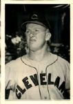 1947 Eddie Bockman Cleveland Indians "The Sporting News Collection Archives" Original 5" x 7" Photo (Sporting News Collection Hologram/MEARS Photo LOA)