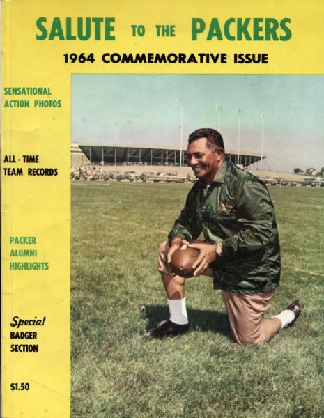 1964 Salute To The Packers Commemorative Yearbook - Vern Biever Estate 