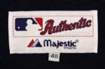 2005 Rickie Weeks Milwaukee Brewers Game Worn Signed Rookie Jersey MLB Hologram (MEARS A10)