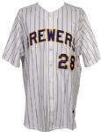 2006 Prince Fielder Milwaukee Brewers Game-Issued Jersey 