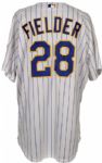 2006 Prince Fielder Milwaukee Brewers Game-Issued Jersey 