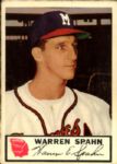 1953 Johnston Cookies Milwaukee Braves Complete Set of 25 Warren Spahn Eddie Mathews 