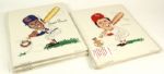 1972 Chicago Cubs & White Sox Chi-Foursome 11" x 14" Complete Set of 15 - Lot of 10 Sets