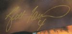 1995 Brett Favre Heart of Gold Signed Print 223/804 Andrew Goralski Art - JSA 