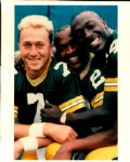 1989 Don Majkowski Sterling Sharpe & Brent Fullwood Green Bay Packers Original 8" x 10" Photo - Vern Biever Estate 