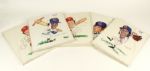 1972 Chicago Cubs & White Sox Chi-Foursome 11" x 14" Lot of 50 Count With Ron Santo Billy Williams Fergie Jenkins Bill Melton Wilbur Wood