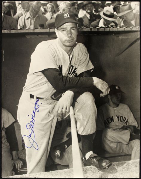 1990s Joe DiMaggio New York Yankees Signed 11"x14" Photo - JSA 
