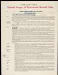 1970 Phil Regan Chicago Cubs Signed Contract - JSA 