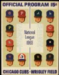 1969 Aug. 19 Scorecard/Program From Ken Holtzman Chicago Cubs No-Hitter Scored
