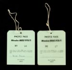 1970-71 Milwaukee Bucks Photo Press Pass - Vern Biever Estate Bucks Championship Season