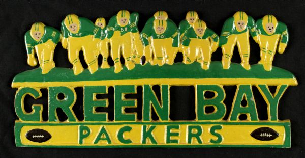 1960s Vern Biever Green Bay Packers Lawn Ornament - Biever Estate 