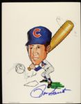 1972 Ron Santo Chicago Cubs Signed Chi-Foursome 11" x 14" Print - Lot of 10 - JSA