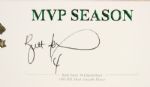 1996 Brett Favre Green Bay Packers Signed MVP Season Print Also Signed by Mark Chmura Edgar Bennett Robert Brooks & Ken Ruettgers 519/995  - JSA 