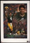 1997 Brett Favre Green Bay Packers Signed Heart of Gold II Print 174/804 - JSA