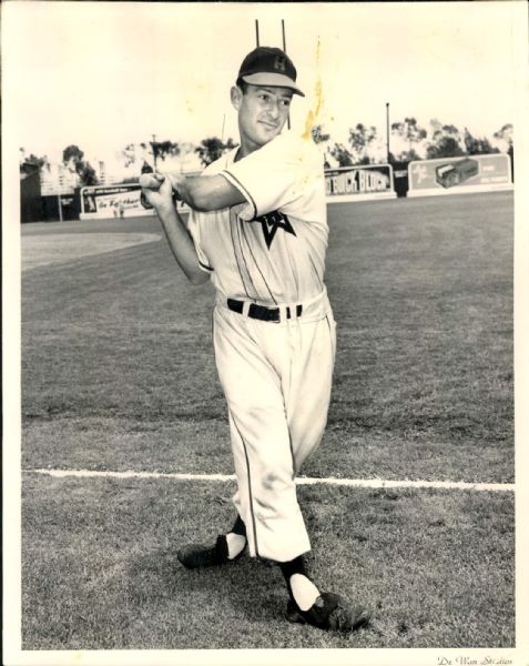 1949-51 Herb Gorman Hollywood Stars PCL "The Sporting News Collection Archives" Original Photo (Sporting News Collection Hologram/MEARS Photo LOA)